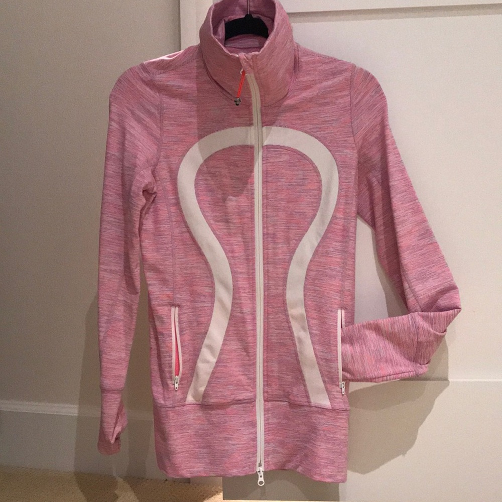 Lululemon Zip Jacket Pink Multi